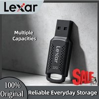 Lexar JumpDrive V400 USB 3.2 Pen Drive 32GB 64GB 128GB 100MB s Black Memory Stick Original Flash U Disk for Computer Pro Max