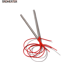 SNDHEATER 220V 6MM Electric Cartridge Heater 140/150/180/200MM High Temperature Tubular Heating Element 200W/220W/240W/280W/300W