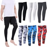 Men's Running Pants Cropped Compression Trousers Quick Dry Fitness Gym Leggings Training Bottoms