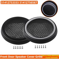 For MINI R55 R56 R57 R58 R59 Front Door Speaker Cover Grille 51412753333 51412756567 Black Or Plating Color
