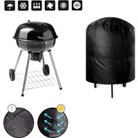 Waterproof BBQ Grill Cover, Outdoor Rain Cover, Anti Dust Protector for Gas Charcoal Electric Barbe, 210D