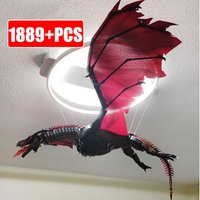 Movie Series The Drogon and Viserion Dragon Model Building Blocks Game Action Figures Bricks Assembly Toys For Children Gifts