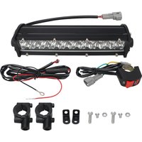 AliExpress KEVANLY 60W Motorcycle LED Headlight Light Bar Kit with Mounting Bracket Switch Wiring For Universal Most 7/8