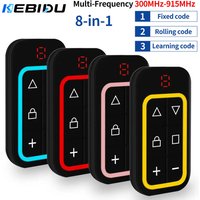 KEBIDU Universal Garage Remote Control Gate Key Duplicator Clone Multi-frequency Garage Door Controller 8 Channels 300-915Mhz