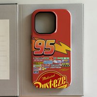 Cars Lightning McQueen 95 Phone Case for Samsung Galaxy S20 S23 S24 S25 S26 Plus Ultra Edge 4G 5G Luxury Double-layer Back Cover