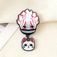 Dan Da Dan Takakura Ken Okarun Turbo Granny Power Enamel Pin Manga Dandadan Lucky Cat Pendant Brooch Cartoon Fans Gift Badge Acc