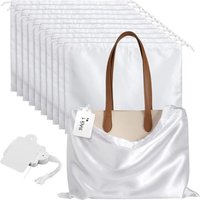 New Silk Cloth Dust Bags Fashion Dustproof Travel Drawstring Pouch Thick Dust Cover Storage Bags Handbags