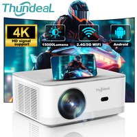 ThundeaL Projector Android TD92 Pro 4K 1080P WiFi Full HD Projector TD92Pro Portable 3D Video Smart Projetor Home Theater Cinema