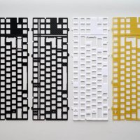 Neo80 Cu Accessories Customized PP CF ALU Positioning Plate Solder/Hot Swappable PCB for Gaming Mechanical Keyboard Accessories