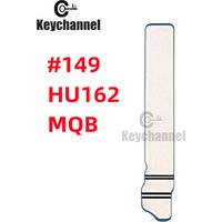 Keychannel 10pcs/lot HU162 #149 Remote Key Blade Universal Uncut Flip Blank HU162T For Golf 7 Sportsvan Replacement Key Blade