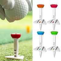 4Colors 1Pcs 8cm 33-55mm Adjustable-height Golf Tee Training Accessories