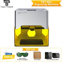 Twotrees TS1 Portable Mini Laser Engraver CNC Bluetooth Machine DIY Logo Marking Machine Painted Dog Tag Paper Leather Wooden image 4