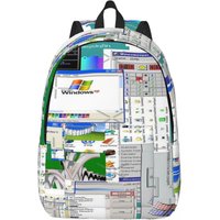 Windows XP Collage Simple and stylish backpack 2023 Hot Sale Bags