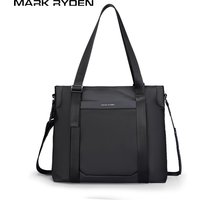 MARK RYDEN Men's Tote Bag, Water-Repellent Laptop Handbag with YKK Zipper, Multi-pocket Anti-Theft Shoulder Bag