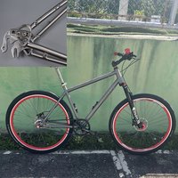 TIRIS-CRR9 Gravel Bike Frame with Sliding Dropout Gates Belts Drive for Rohloff Internal Gear Bicycle Framework 700C,Custom