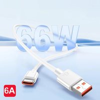 For Huawei 66W Super Fast Charging Cable For Mate 70 60 50 40 30 Pro P80 Pura 70 60 50 Pro + USB Type C 6A Charging Data Cables