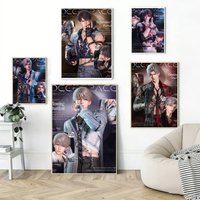 Game Love and Deepspace cool a Poster Self Adhesive Decoration Bedroom Home Wall Sticker Prints Painting Living Room Office