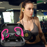 20 Hours Play Time Headphone Swimming IPX7 Waterproof Bluetooth Earphone Dual Wear Sport Wireless Headset TWS Earbuds Stereo