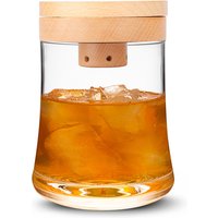 Solid Wood Cocktail Smoker Kit With 5pcs Wood Chips Old Fashioned Smoker Tool For Bourbon Whiskey Drink The Best Gift For Family