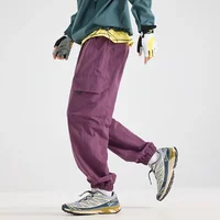 CHRLCK Men's Water-repellent Hiking Cargo Pants Breathable Fashion Cargo Pants Autumn Trousers Fishing Camping Pants Male