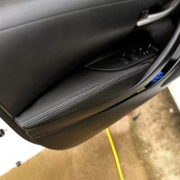 For Toyota Corolla 2019 4pcs Car Microfiber Leather Door Armrest Panel Cover Sticker Trim Car Interior Accessories