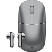 HONOR MouseBuds Pro 2-in-1 Maus & Ohrhörer, gemeinsamer USB-Empfänger, leichtgewichtig, semi-in-ear, intelligente ANC, Lade- und Aufbewahrungsfunktion in der Maus C