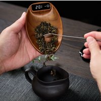 Tortoise Shell Pattern Electronic Tea Scale Touchscreen Long-lasting Battery Life Coffee Scale 0.1 Gram Accuracy Plastic