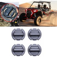 1/2/4 Pcs Black For Polaris RZR 1000 900 XP 4 Turbo Twist Floor Drain Plug Trap Seal 8414694 2014 2015 2016