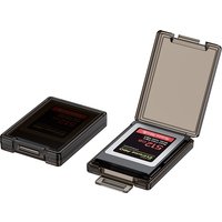 Memory Card Case Holder for 6 / 12 PCS CFexpress Type-B / XQD cards Anti-Shock Clear Plastic Memory Card Organizer Carrying Case