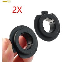 Set of 2 H7 Car LED Headlight Bulb Base Adapter Retainer Headlamp Socket Holder Plastic High Temperature Resistance Automobile