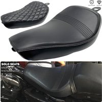 Fahrer Fahrer Solo Sitze Sozius Passend für Harley Sportster 1200 Custom 72 48 Special Nightster SuperLow Roadster Iron 883 Low 883L