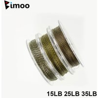 1/3PCS 15 25 35LB Braided Camo Carp Fshing Line For Carp Fishing Line Braided Hooklink Soft Rig Hair Rig Carp Fishing Tackle