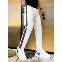 Casual Straight Leg Men's Pants Fashionable Sporty Sweatpants Trendy Straight Long Trousers for Men Spring Autumn New Arrival