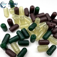50pcs/bag Carp Fishing Protector Beads Soft Rubber Swivel Protecting Buffer Rig Beads Fishing Tools