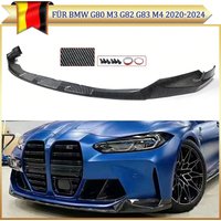 SAIQINGSP Für BMW M3 G80 M4 G82 G83 2021 2022 2023 2024 Frontstoßstangenlippe Splitter Frontspoiler Kinnspoiler Autozubehör