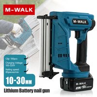 Brushless Electric Nail Gun F30G Straight Staples Cordless Stapler Portable Furniture DIY Power Tools Fit Makita 18V Battery Pin
