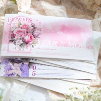 Mr.Paper 2Packs Dual Material Vintage Character Stickers DIY Decor for Journal Photo Frame Scrapbook Collage