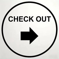 Metal Sign for Wall Decor Featuring a Black And White Warning Sign with a Right Arrow Measuring 8X8 Inches Suitable for Indoor A