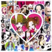 10/30/50PCS Anime NANA Stickers Cool Graffiti Decals DIY Decoration For Phone Laptop Stationery PVC Waterproof Sticker Toys Gift