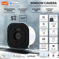 3MP 1296P Tuya APP For Window Security Camera Full Color WIFI IP Camera AI Humanoid Detection Home Security CCTV Baby Monitor