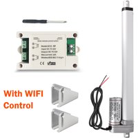 Sterowanie aplikacją WiFi, siłownik liniowy 12V z uchwytem, 750N / 1000N / 1500N, napęd silnika siłownika liniowego do automatyki domowej i sterowania drzwiami.