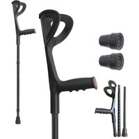 Forearm Canes Lightweight Arm Crutch Adjustable Ergonomic Comfortable on Wrist Non Skid Rubber Tips
