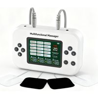 Professional 4 In 1 Electric Muscle Stimulator Low-Frequency Physiotherapy Russian Wave Device EMS TENS Pulse Electrostimulator