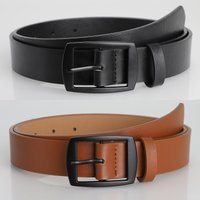 New Men's High-Quality PU Leather Belt Metal Pin Buckle Belt Leisure Business Waistband Fashionable Lady Accessory Designer Belt