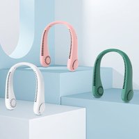 Portable Stretchable Neck Fan, 3 Speed Modes, Hands-Free Cooling with 4000mAh Rechargeable Battery