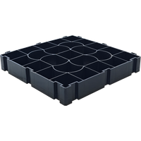 Black Permeable Plastic Grass Pavers Driveway Ground Parking Lots Gravel Grids Grass Protection Grids for Outdoor