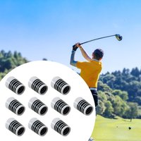 10 Pieces Golf Iron Ferrules Golf Club Repair Portable Golf Accessories Covers for Golf Course Men Women Beginner Adults Golfer