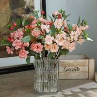 Romantic and Minimalist Style Artificial Flower Camellia Silk Flower Home Table Decoration Flower Arrangement Fake Flowers