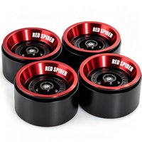 Vintage Design 1.9 Beadlock Wheel Rims (4PCS) Aluminum Alloy 1.9''Wheel Hub for 1:10 RC Crawler Axial SCX10 90046 SCX10 III