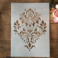 A4 29cm Mandala Totem Flower DIY Layering Stencils Painting Scrapbook Coloring Embossing Album Decorative Template